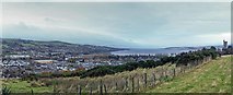 NH5458 : Panoramic view over Dingwall and the inner Cromarty Firth by valenta