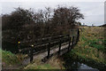 Footbridge over unnamed drain