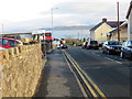 Road (B5108) approaching its junction with the A5025 in Benllech