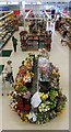 Flower, fruit and vegetables in Tesco, Elgin