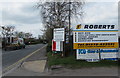 Roberts and K9 information boards, Bridgwater