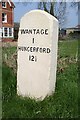 Old Milestone by the A338, near Manor Road Farm