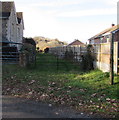 Public footpath on the west side of Dark Lane, Ewyas Harold