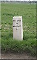 Old Milestone by the A338, north of East Hanney