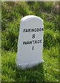 Old Milestone by the A417 in East Challow