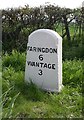 Old Milestone by the A417, north of East Challow