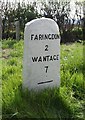 Old Milestone by the A417, north of Shellingford