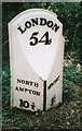 Old Milepost by the B526, south of Stoke Goldington