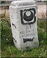 Old Milestone by the B1368 at Flint Cross