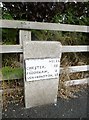 Old Milepost by the B5156, Ellesmere Road, Stockton Heath