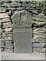 Old Milestone by Mottram Old Road, Fern Bank