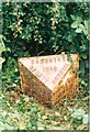 Old Milepost by the A535, north east of Twemlow Green