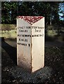 Old Milepost by the A49, London Road, Appleton