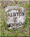 Old Milestone by the A689, west of Hudgillburn Bridge