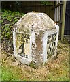 Old Milestone by the former A689 in Low Crosby Bridge