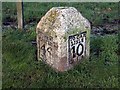 Old Milestone by the A6071, east of Brampton