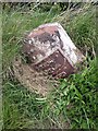 NY0741 : Old Milestone by the B5300, south of Allonby by CF Smith
