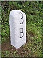 Old Milestone east of Helland and Lower Kernick