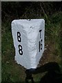 Old Milestone by the former A30 in Tregoss Moor