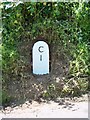 Old Milestone south of Callington