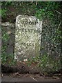 Old Milestone by the A3083 in Tregellas