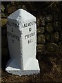 Old Milestone by the A394, south of Trevenen