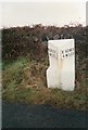 Old Milestone by the former A30, north of Scorrier