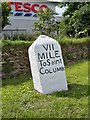 Old Milestone by the B3314, Gonvena Hill