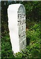 Old Milestone by the B3289, south of Playing Place