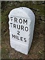 Old Milestone by the B3284, south of Shortlanesend