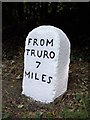 Old Milestone by the A3047, west of Scorrier