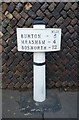 Old Milepost by the A444, Burton Road