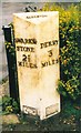 Old Milepost by the A514, Chellaston Road, Allenton