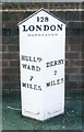 Old Milepost in Kedleston Road, Allestree