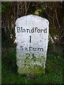 Old Milestone, Salisbury Road, Blandford Forum