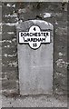 Old Milestone by the A352,  Main Street, Broadmayne