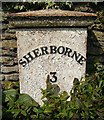 Old Milepost by the A352, Longburton