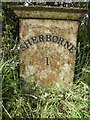 Old Milepost by the A30, east of Sherborne