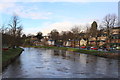 Downstream from a bridge over the Eden in Appleby