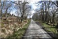 The road at Torgormack without the snow