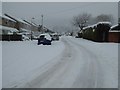 Arosa Drive in snow