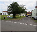 Road on the south side of the village green, Iron Acton