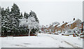 Sandringhan Road in the snow, Penn, Wolverhampton