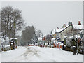 Snowing in Muchall Road, Penn, Wolverhampton