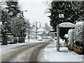 Redundant Mount Road bus stop in Penn, Wolverhampton