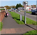 Avondale Road speed camera sign, Cwmbran