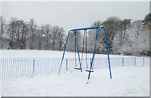 SO9095 : Winter in Muchall Park, Wolverhampton by Roger  D Kidd