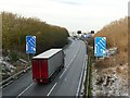 SK4789 : Motorway slip road by Graham Hogg