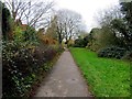 Cycle track and footpath by Hinksey Lake