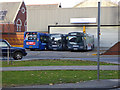 Buses at Ipswich bus garage